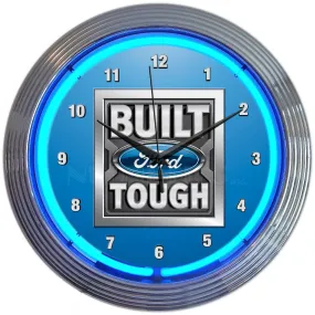 Neonetics FORD - BUILT FORD TOUGH NEON CLOCK