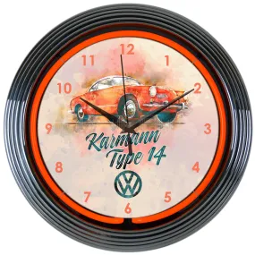 Neonetics VOLKSWAGEN KARMANN NEON CLOCK
