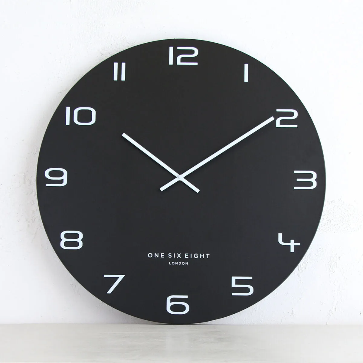 ONE SIX EIGHT LONDON  |  NERO WALL CLOCK  |  BLACK | 60CM