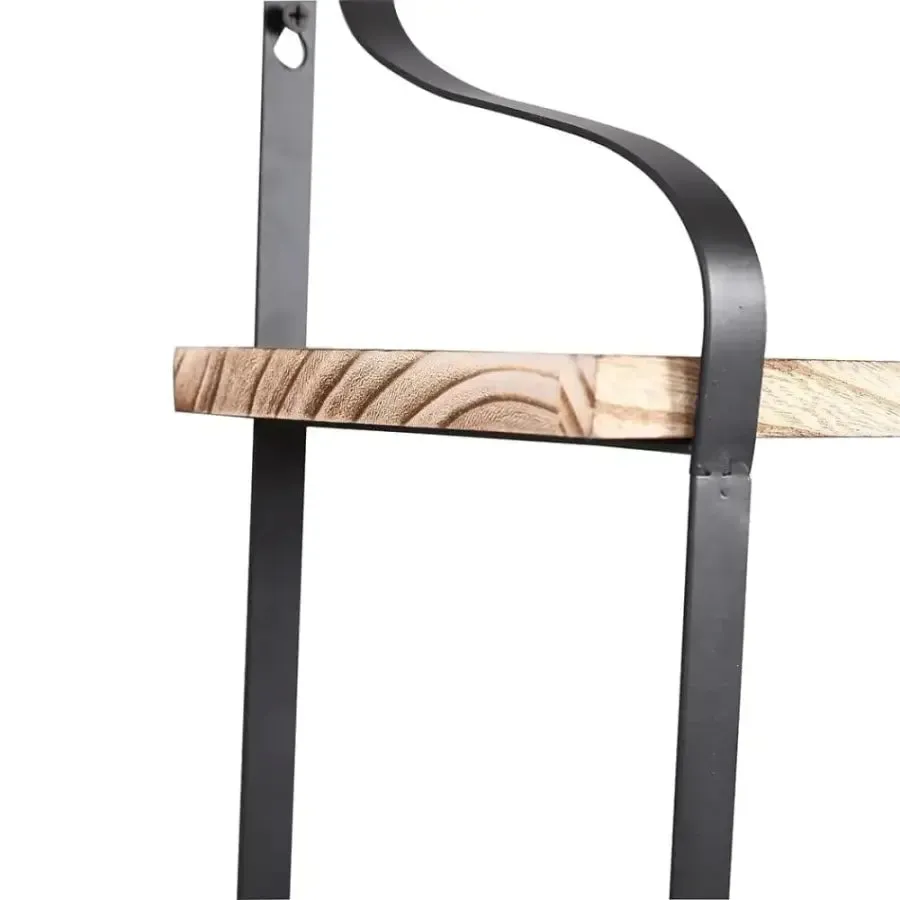 Paulownia Wooden Double Floating Shelves