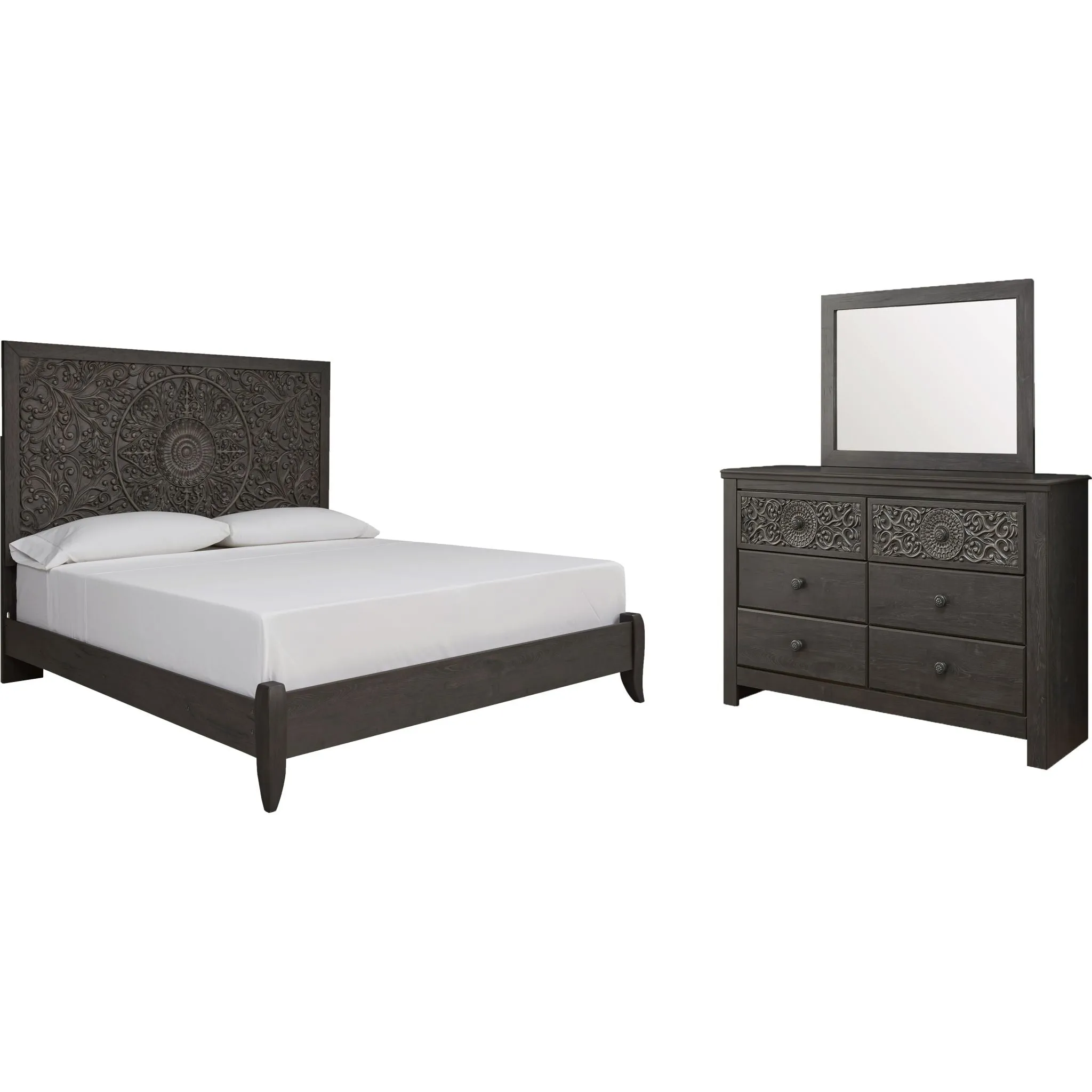 Paxberry 5 Piece King Panel Bedroom
