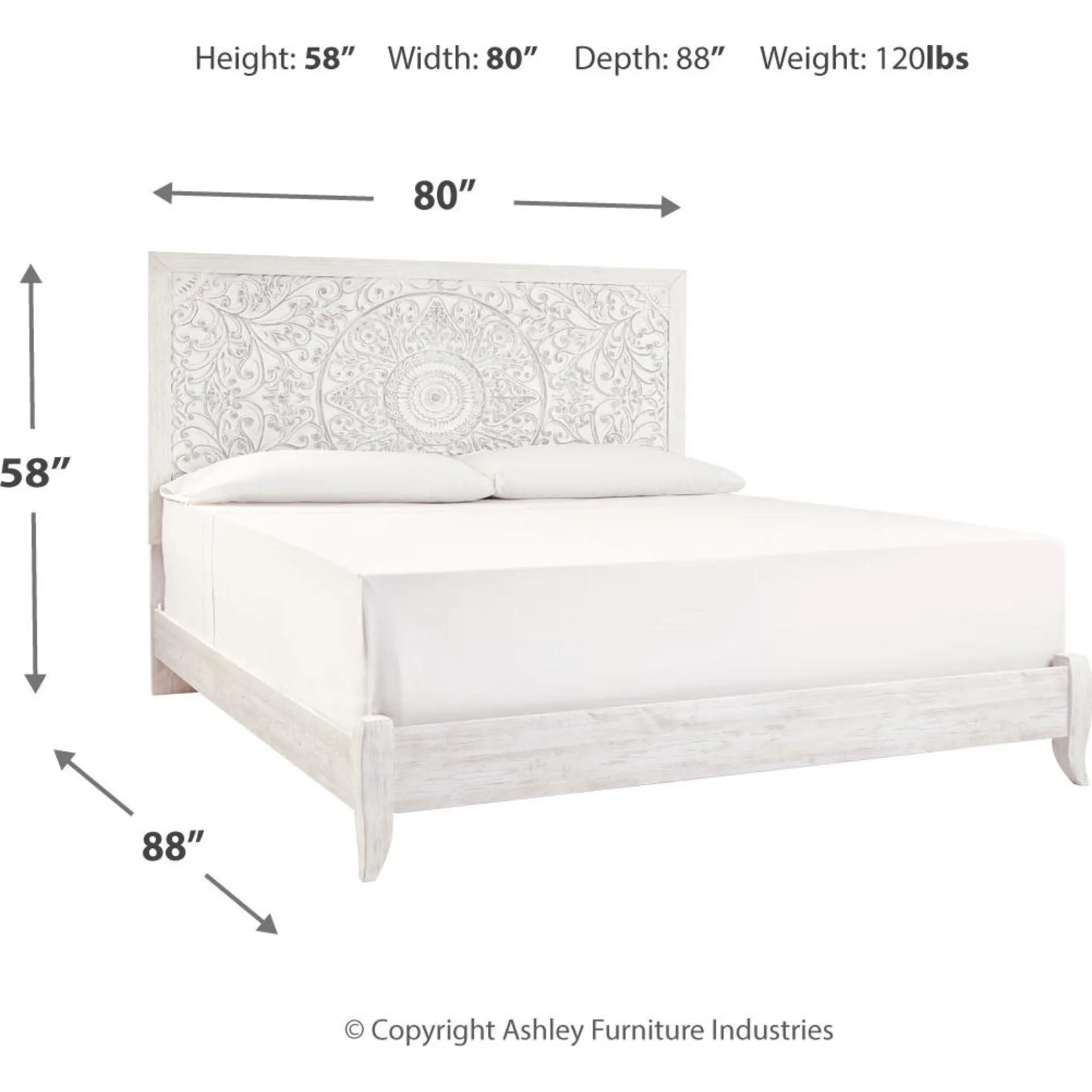 Paxberry 5 Piece Panel Bedroom