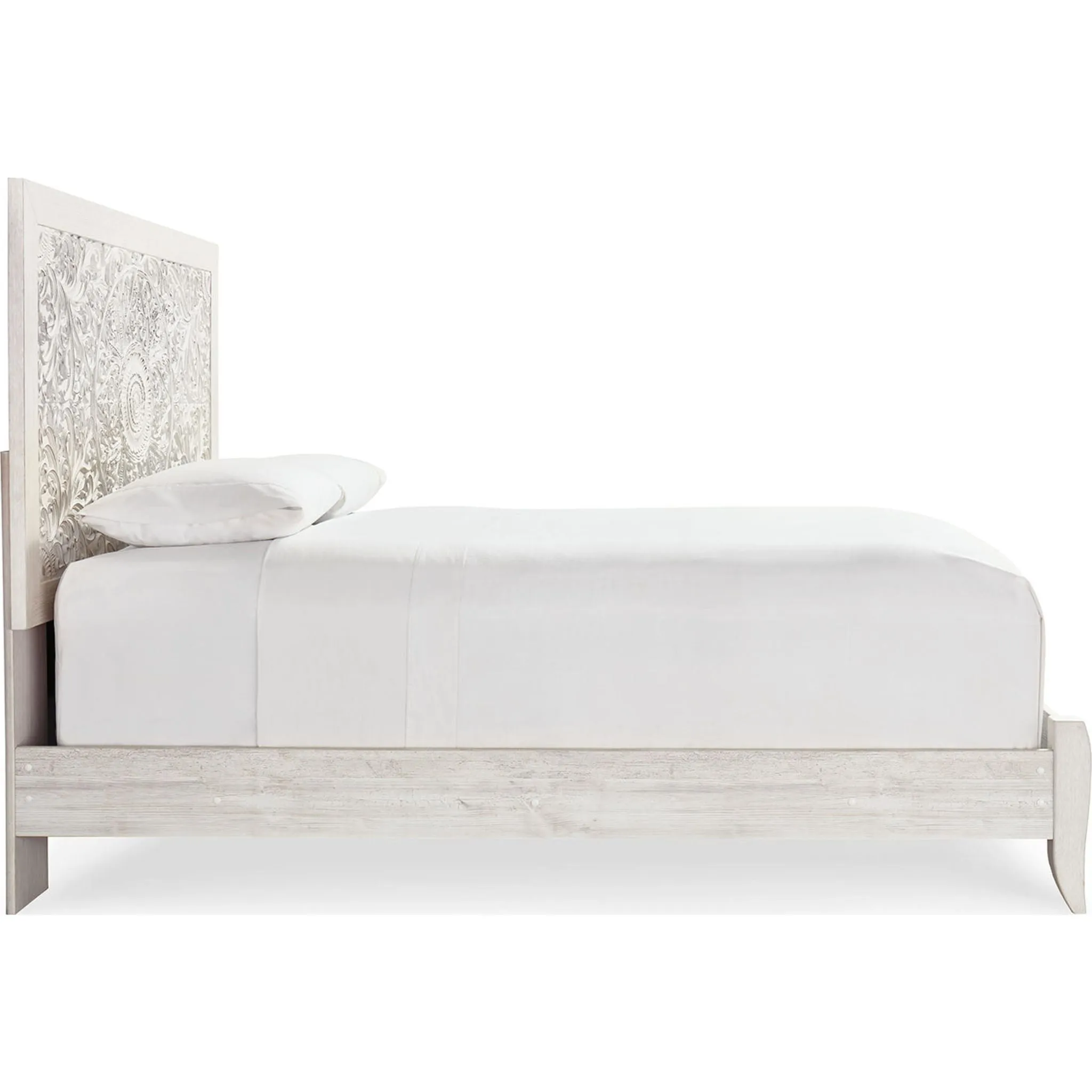 Paxberry 5 Piece Queen Panel Bedroom - Whitewash