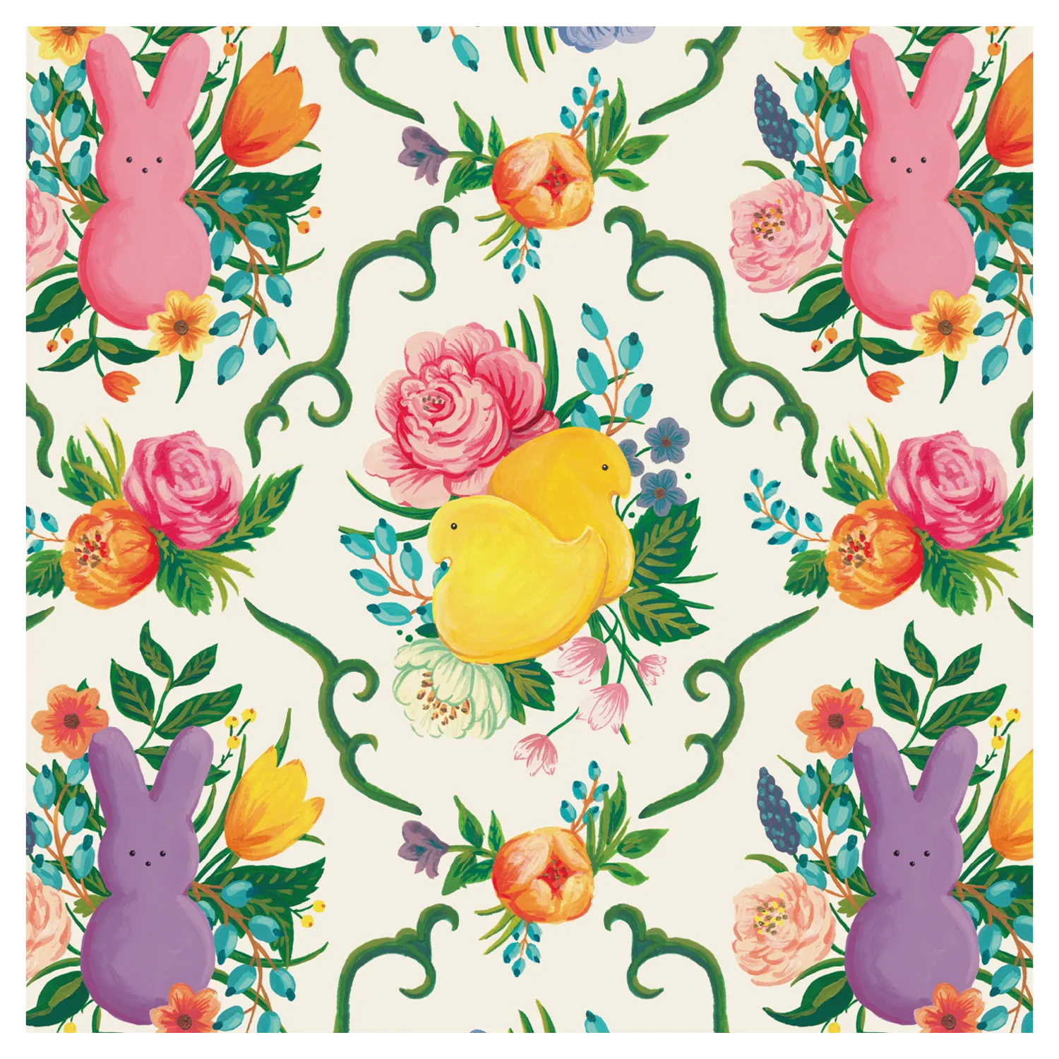 Peeps Cocktail Napkin