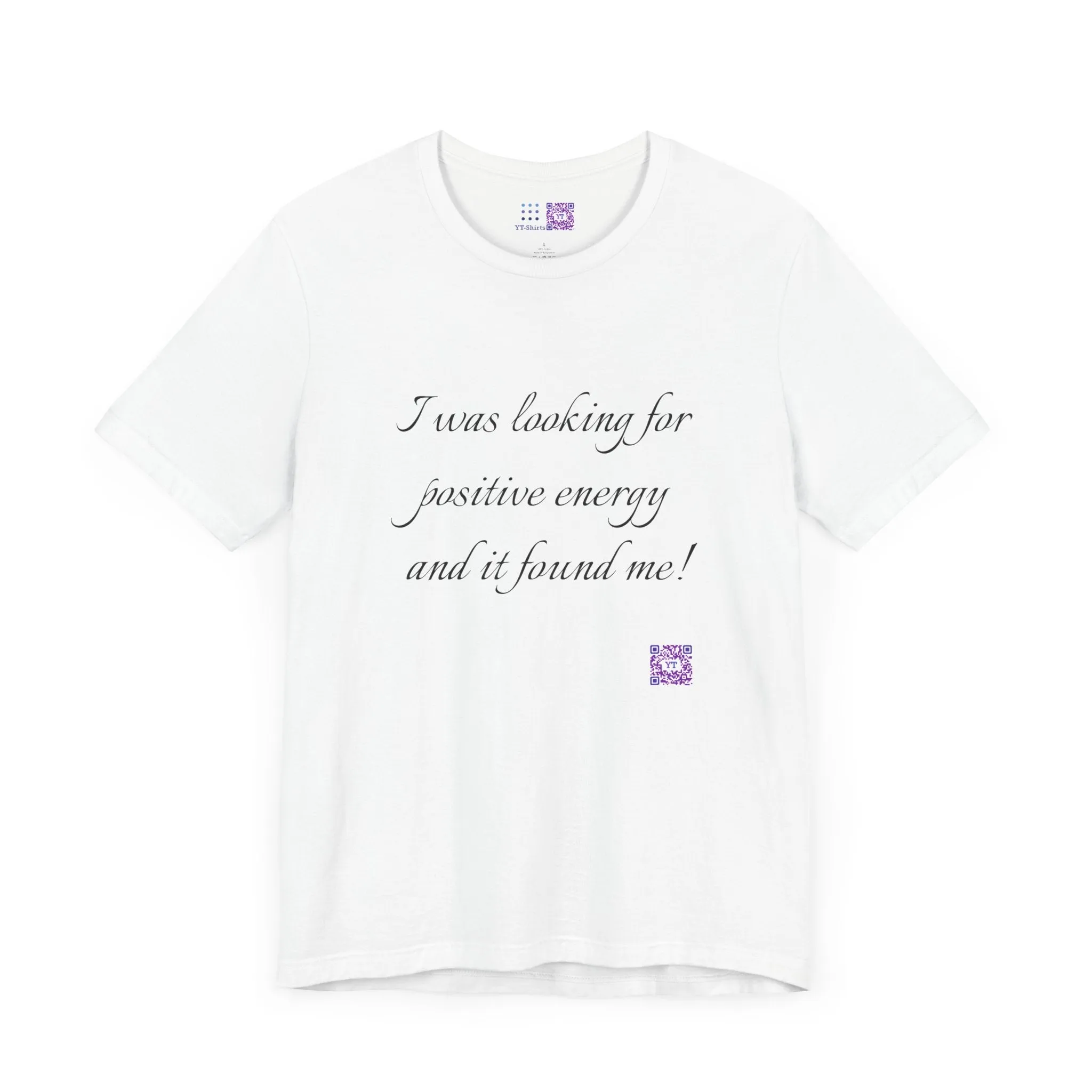 Positive Energy T-Shirt, Inspirational Quote Tee, Motivational Shirt, Uplifting Graphic, Positive Vibes Clothing, Self-Improvement