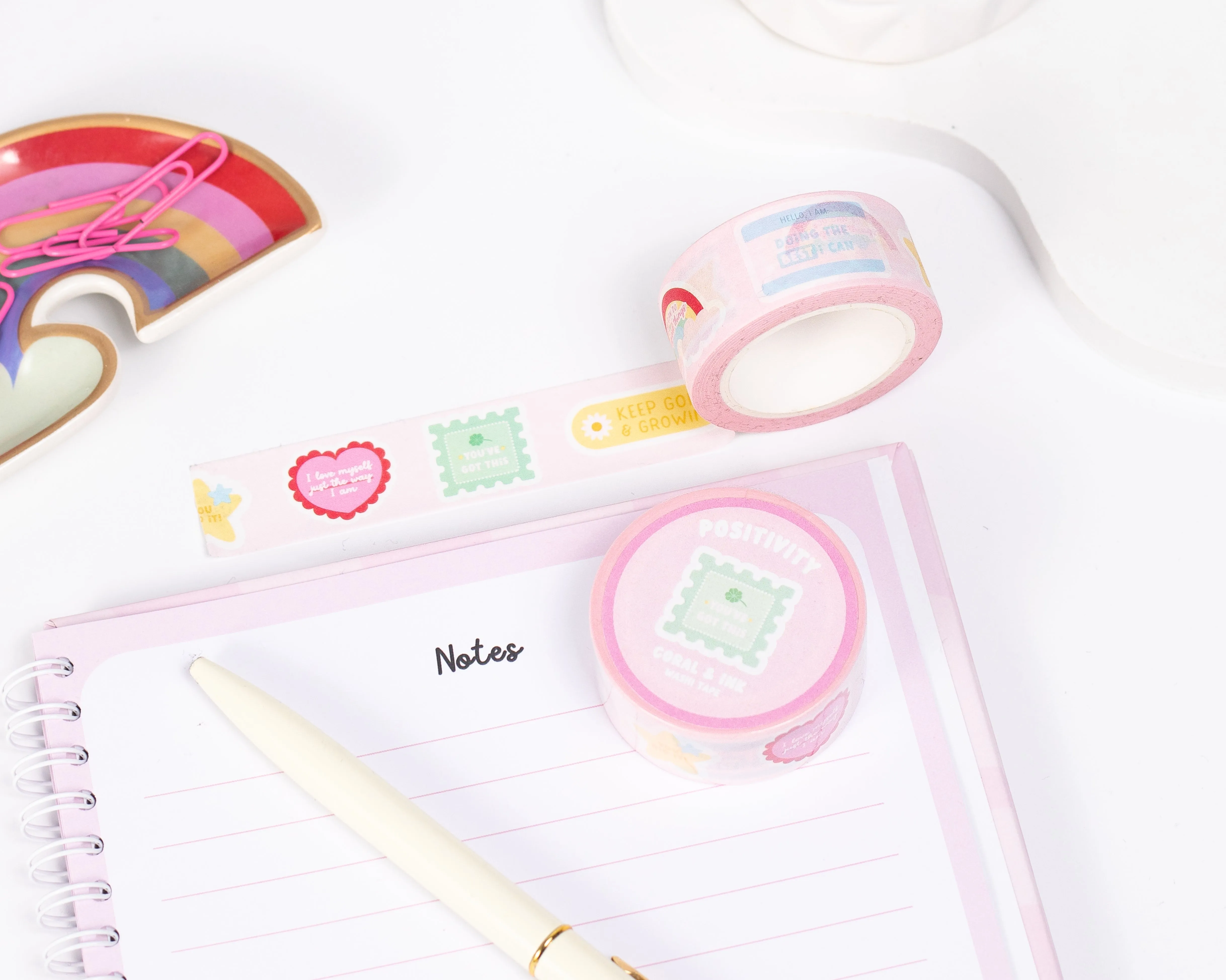 Positive Quotes Washi Tape