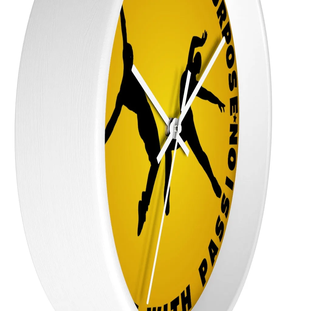 PWP Wall Clock (Black & Gold)