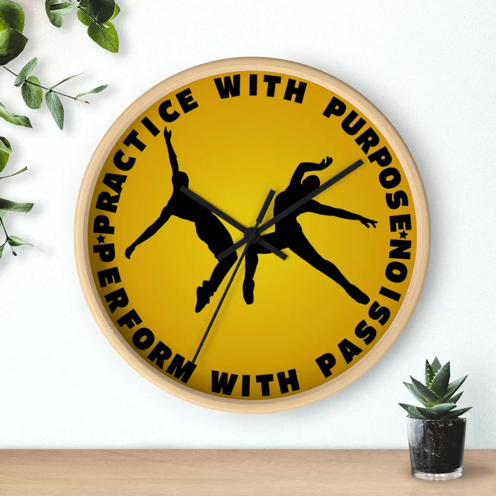 PWP Wall Clock (Black & Gold)