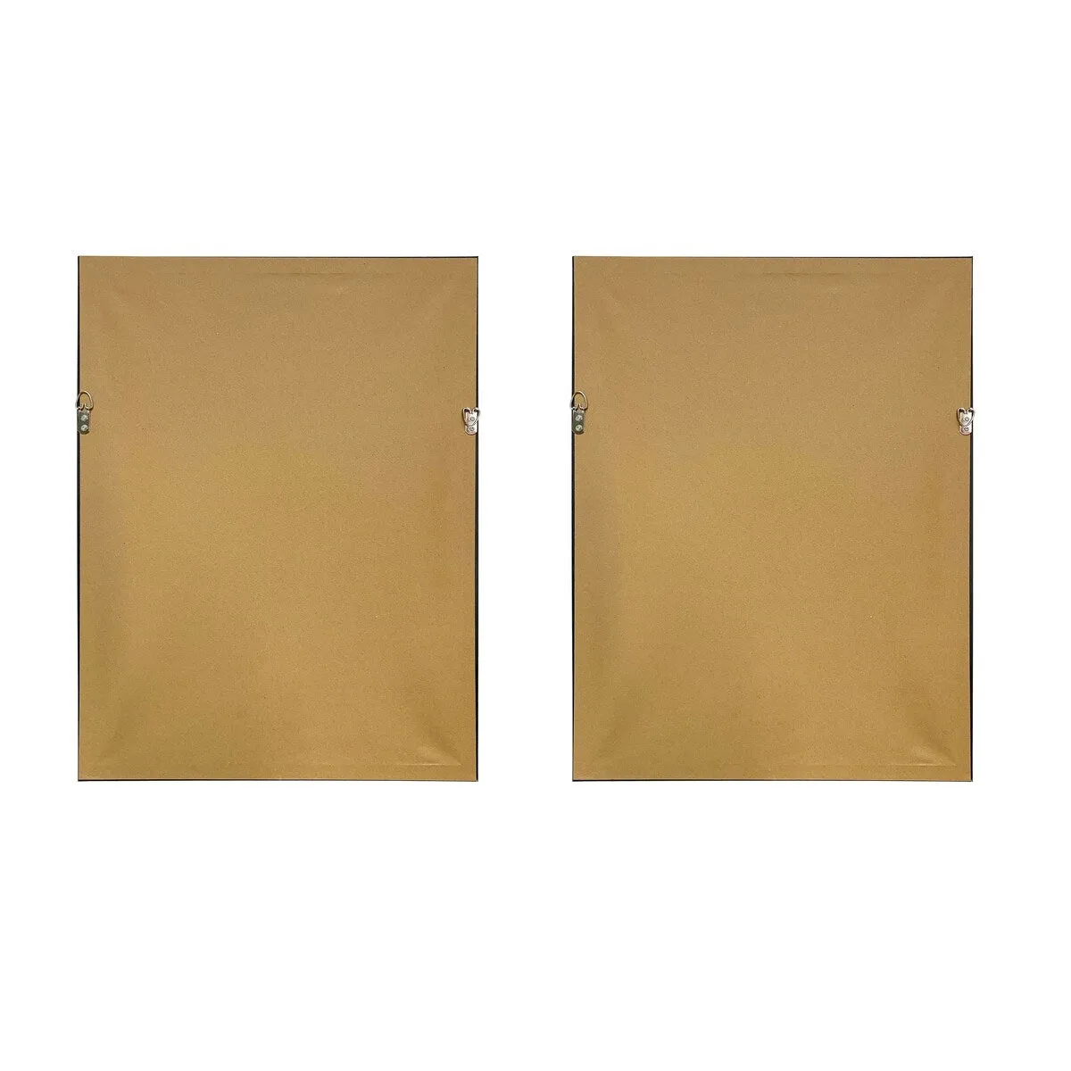 "Earthen Harmony" Abstract Hand Painted Floating Framed Canvas Wall Art Print 2 Piece Set, 24x36 Inches Overall