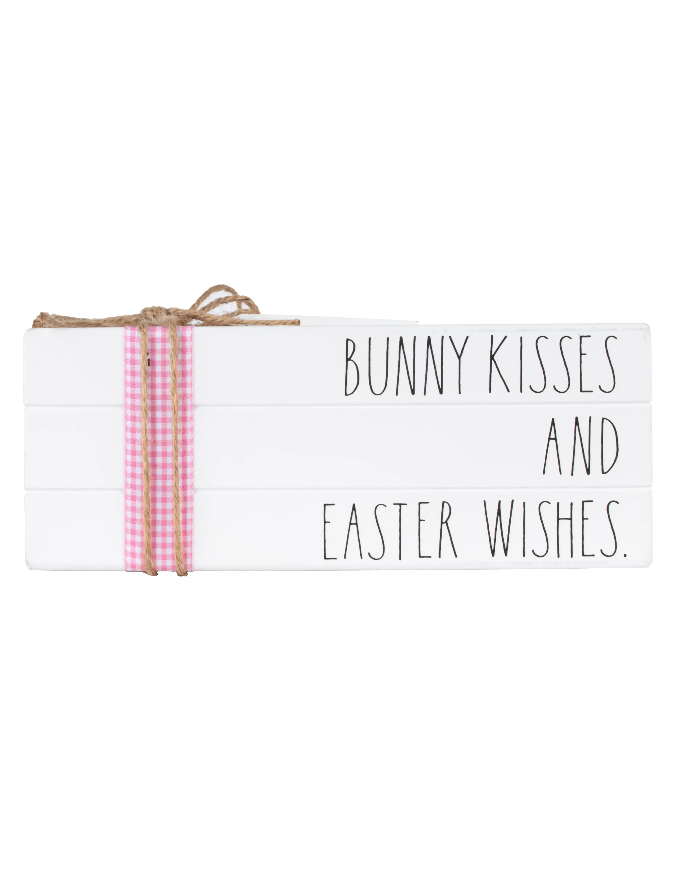 Rae Dunn “Bunny Kisses” Décor Books for Indoor Easter Décor