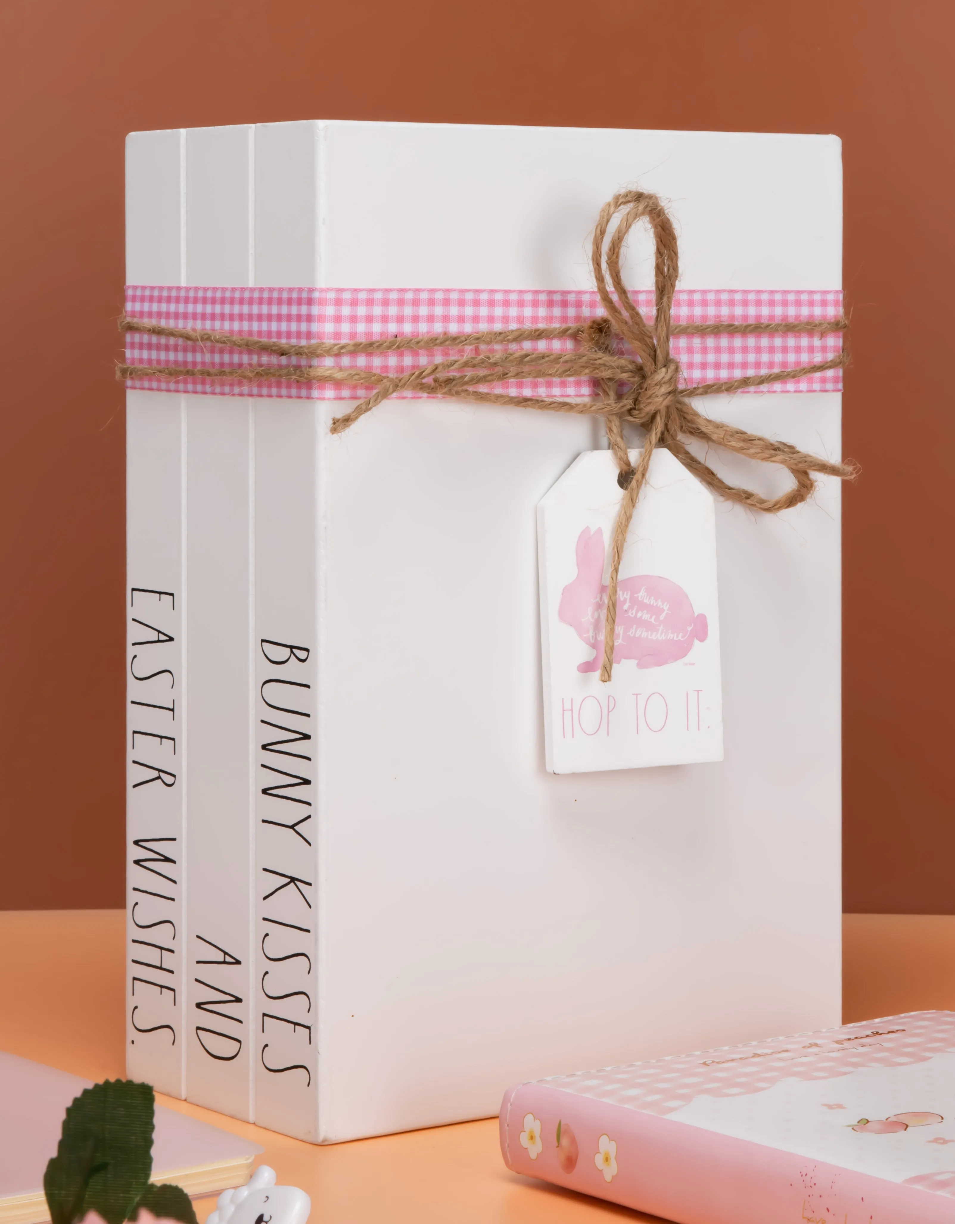 Rae Dunn “Bunny Kisses” Décor Books for Indoor Easter Décor