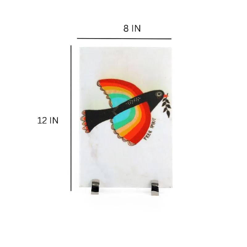 Rainbow Bird Table Accent