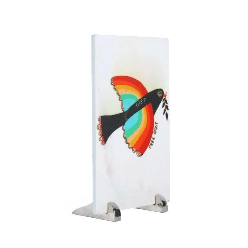 Rainbow Bird Table Accent