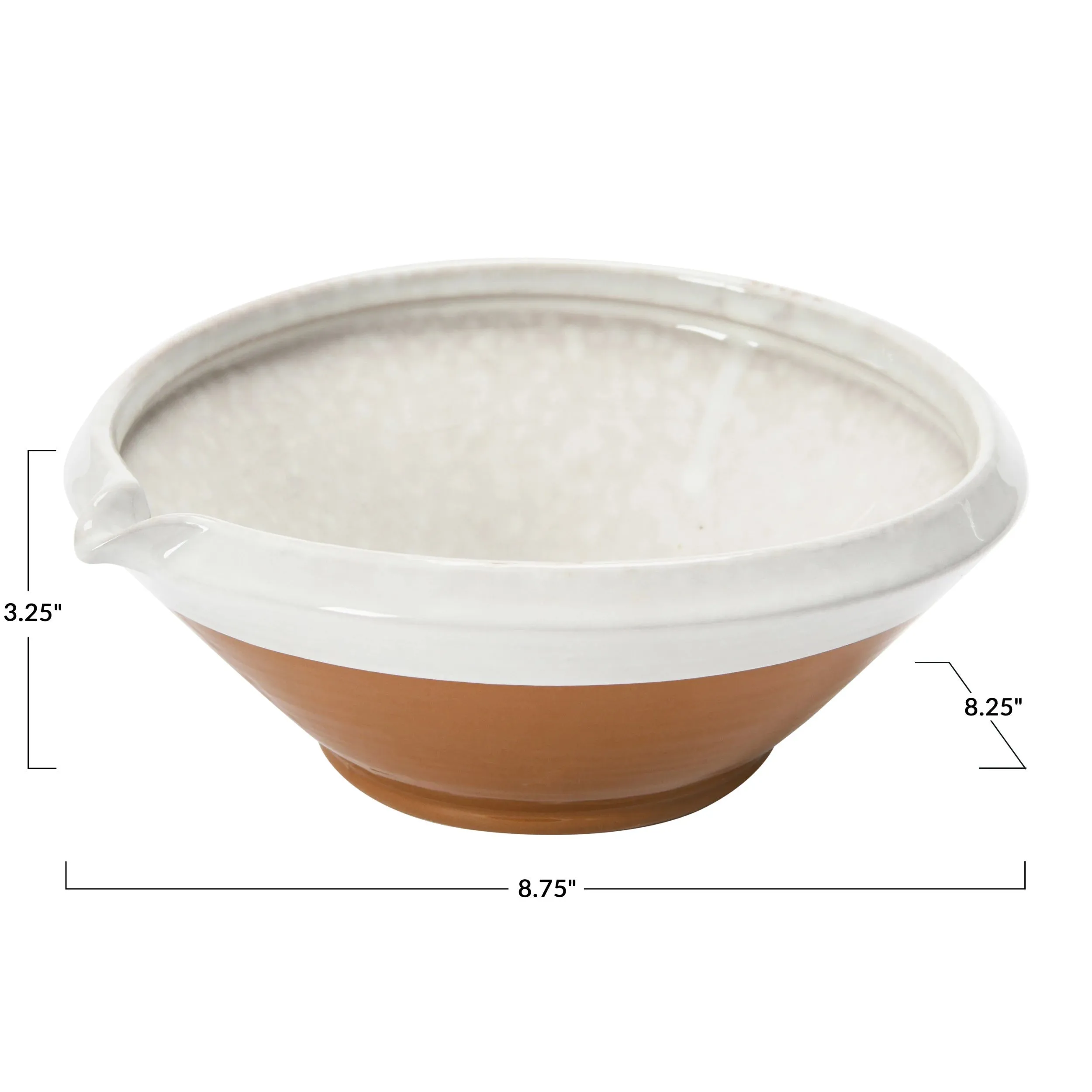 Reactive Glaze Stoneware Batter Bowl
