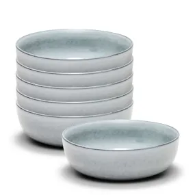 Relic Pasta Bowls 18 x 6cm - Set of 6 - Blue