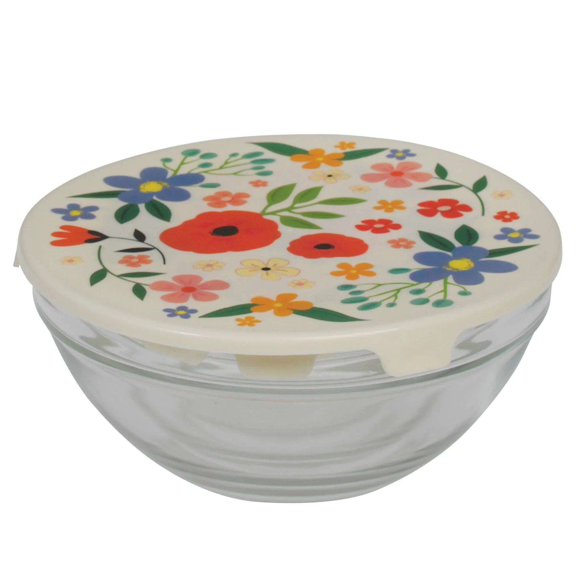 Rex Set of 5 Summer Meadow Glass Bowls