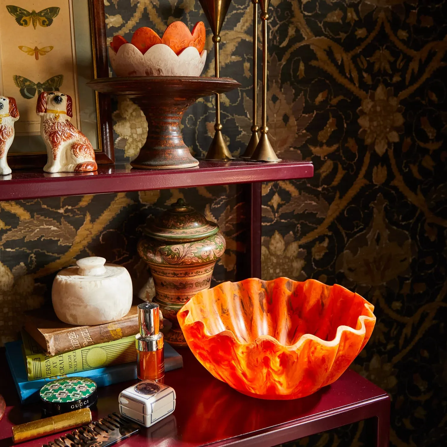SAGE & CLARE VENUS BOWL: PERSIMMON