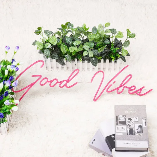 SELICOR Good Vibes Personalized Neon Sign