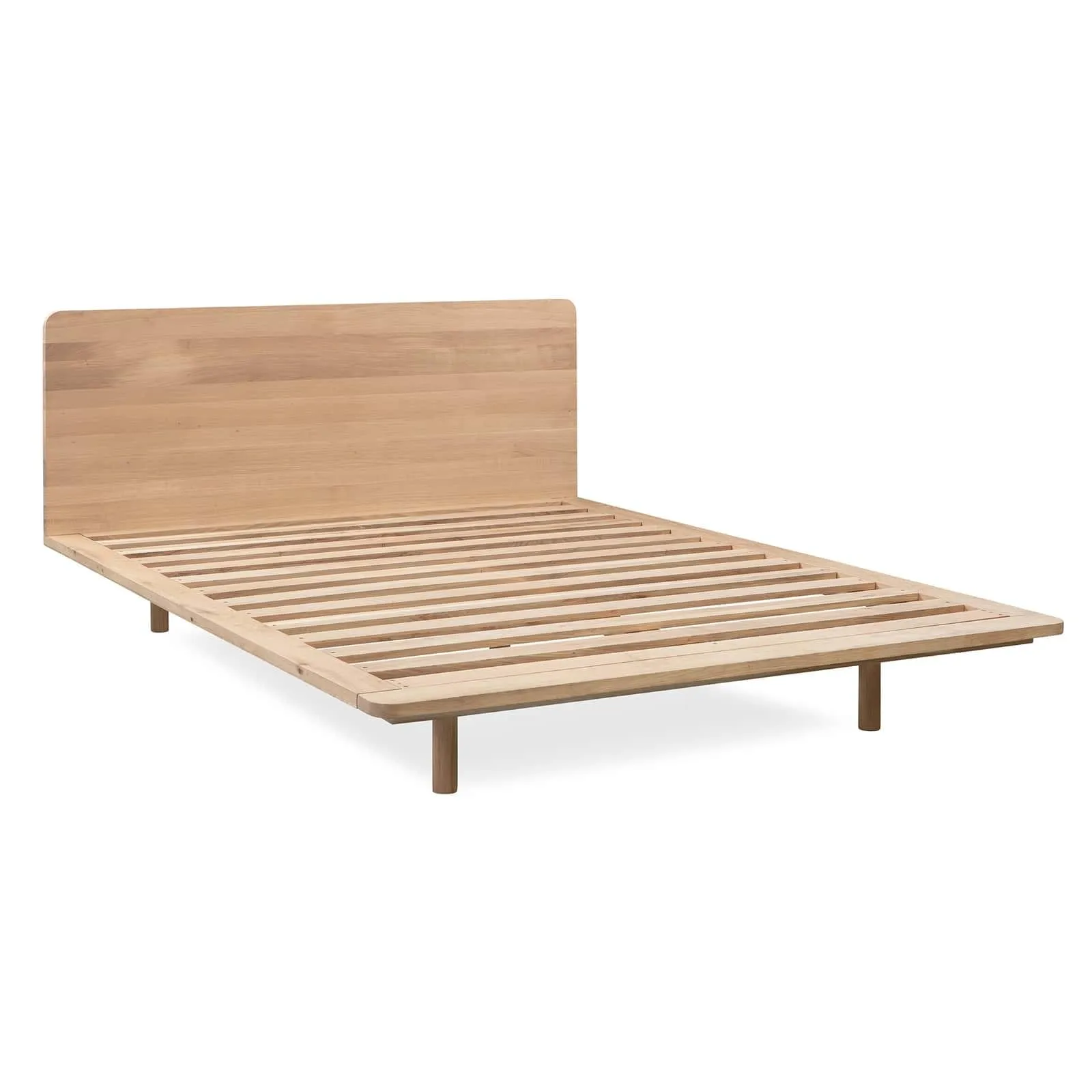 Serene King Bed - Oak