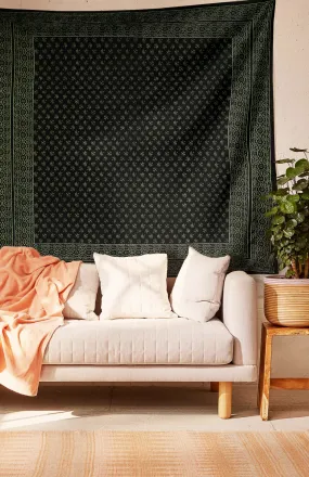 SheetKart Cotton Printed Wall Hanging Tapestry | Hand Block Pattern | Home Decor Art | Perfect Gift | Aesthetic Room Decor | Proudly Made in India
