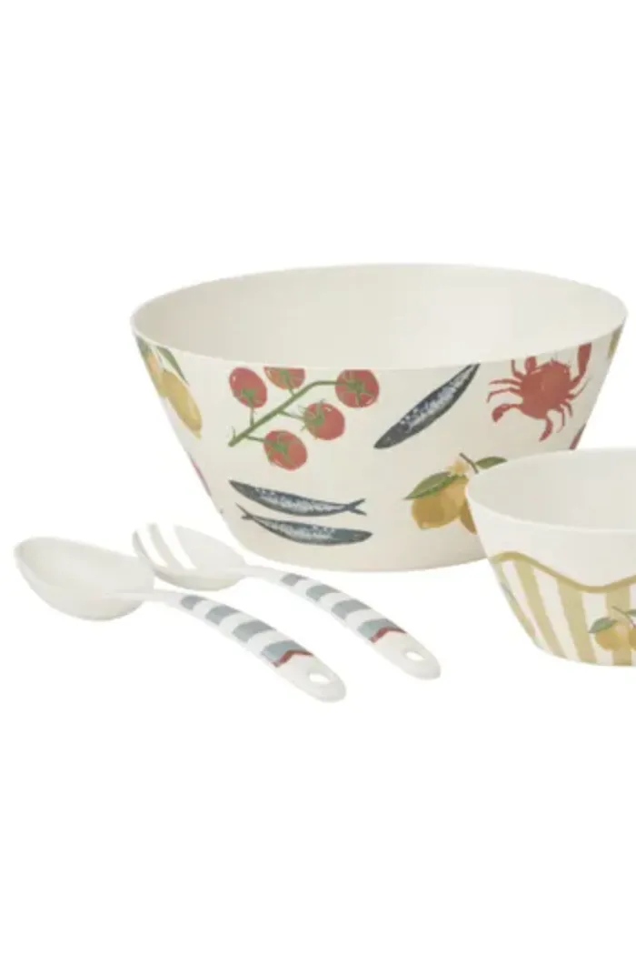 Sicily Bamboo Salad Set