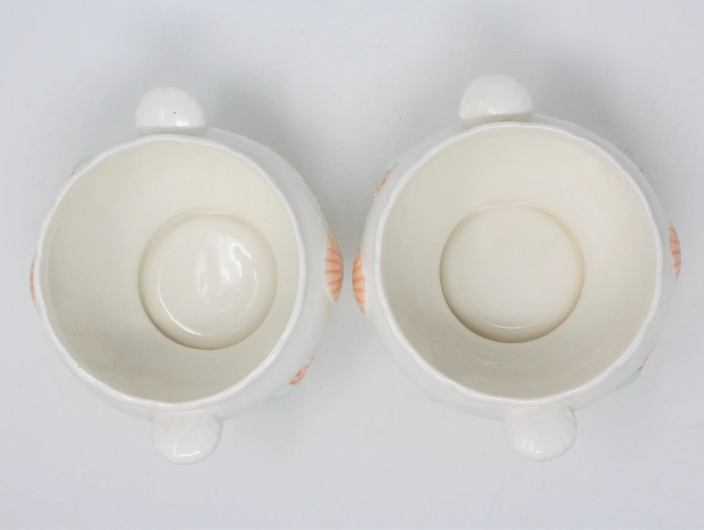 Soup Bowls, Himark, Sea Catch, Ceramic, Set of 2, Japan, Vintage
