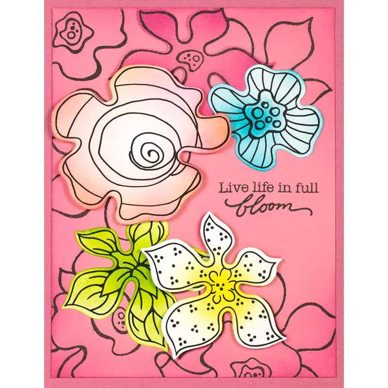 Stampendous Floral Bouquet Die Set