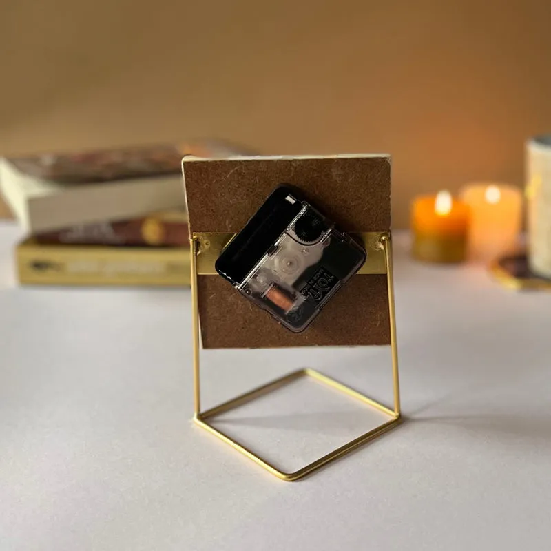 Tatsya Handcrafted Mother Of Pearl Table Clock