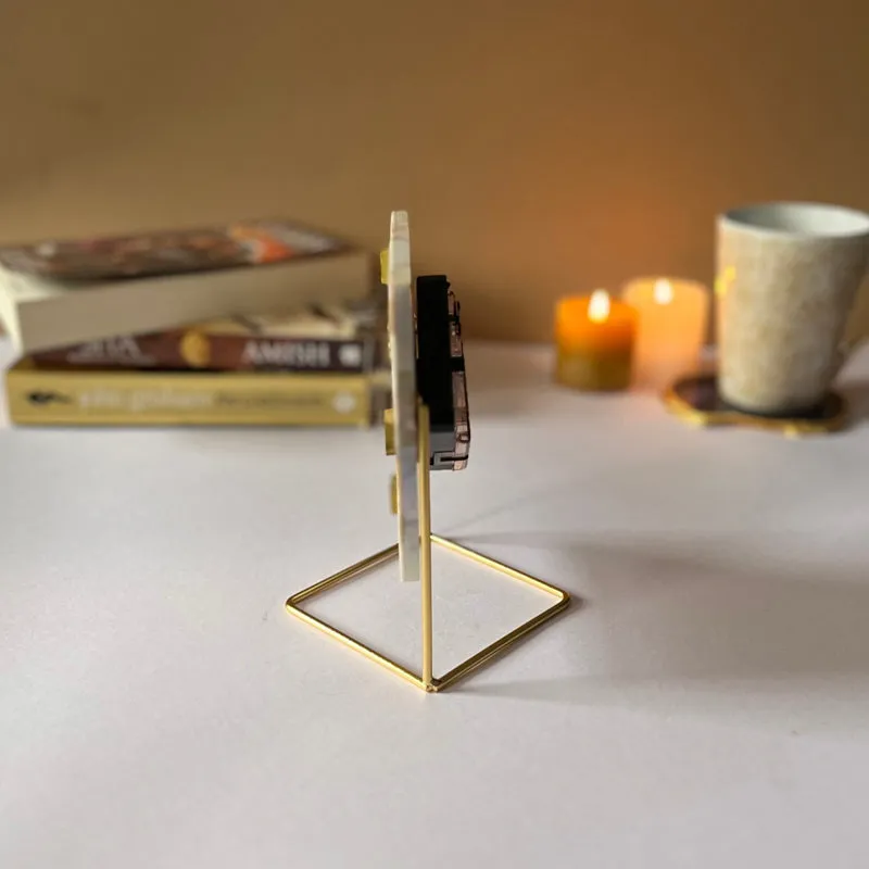 Tatsya Handcrafted Mother Of Pearl Table Clock