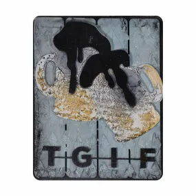 TGIF' Hand-Painted Fridge Magnet - Multi-Color