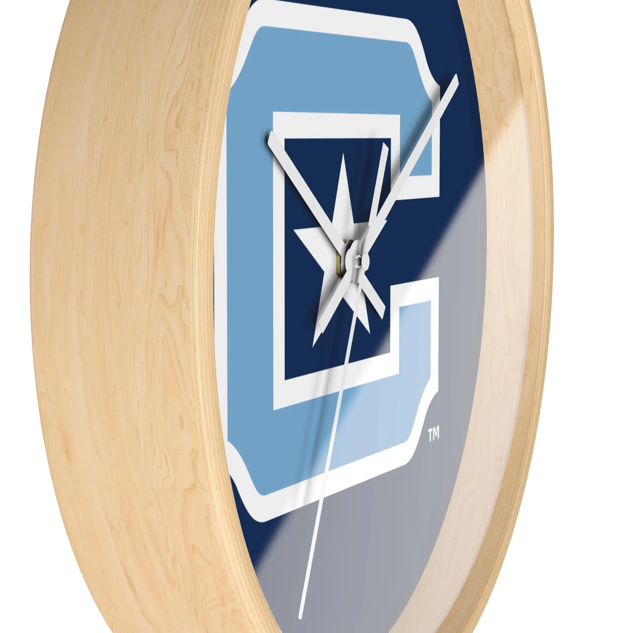 The Citadel, Carolina Blue C Star, Wall Clock
