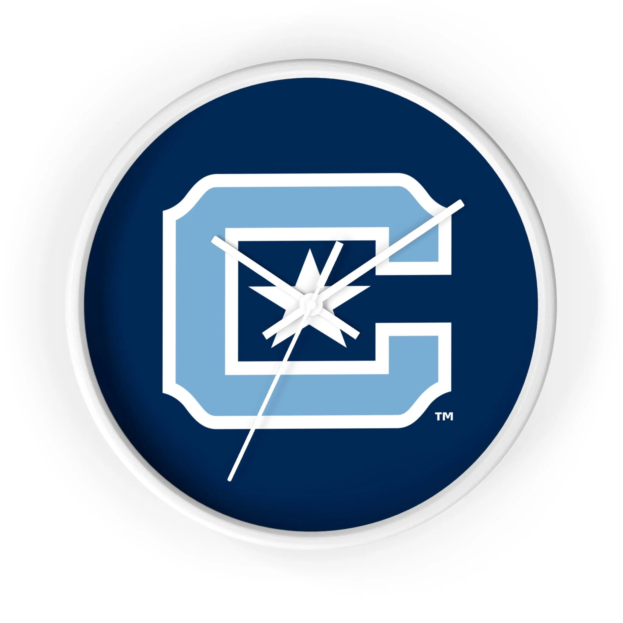 The Citadel, Carolina Blue C Star, Wall Clock
