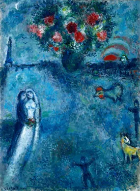 The Maries On The Edge Of The Seine (Les Maries Au Bord De La Seine) - Marc Chagall Painting