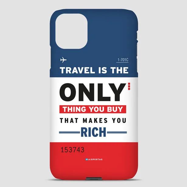 Travel is - Phone Case