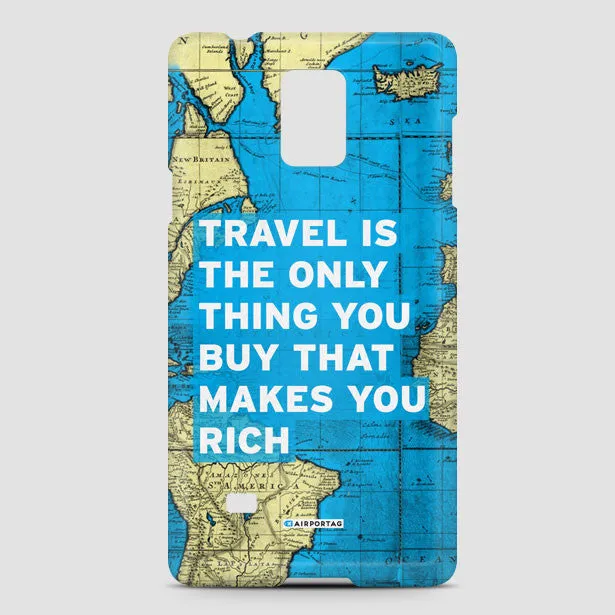 Travel is - World Map - Phone Case