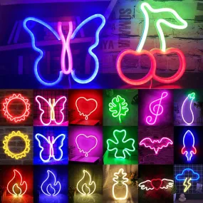 USB LED Neon Lights Sign for Wall Art