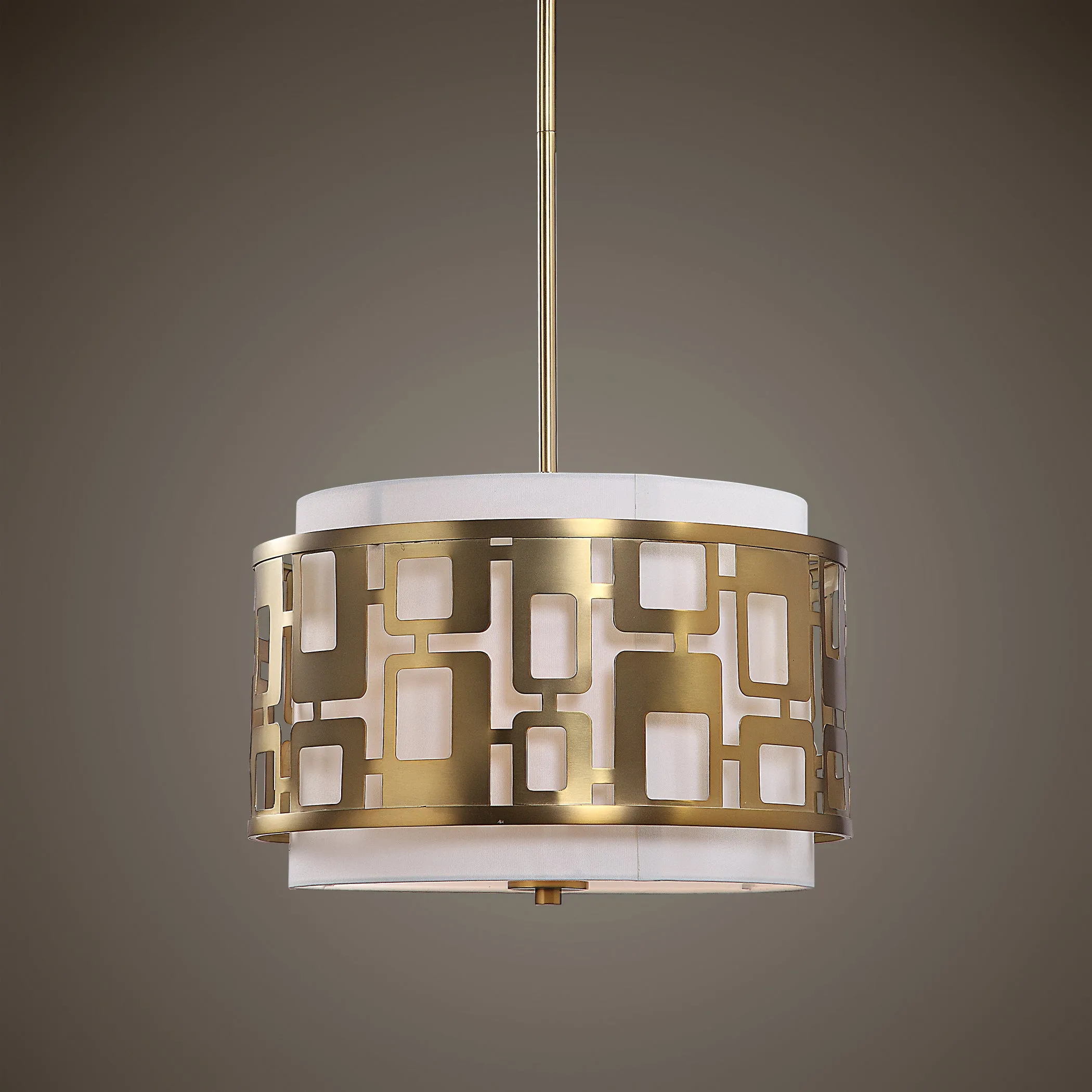Vecta 3 Light Brass Pendant