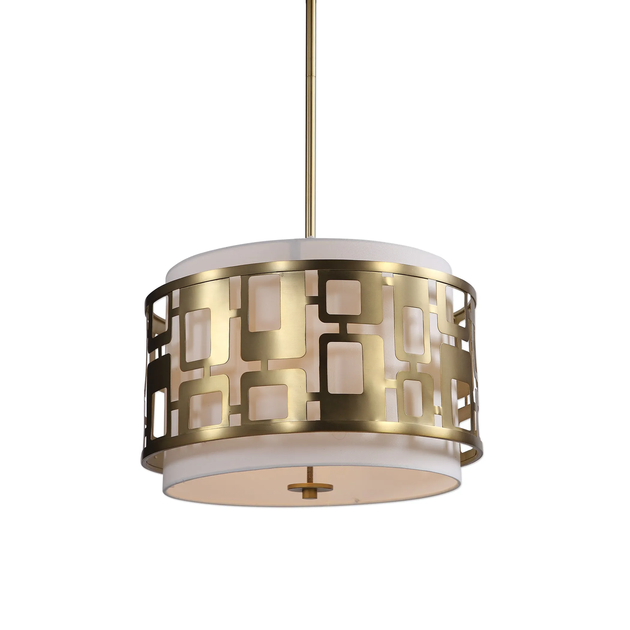 Vecta 3 Light Brass Pendant