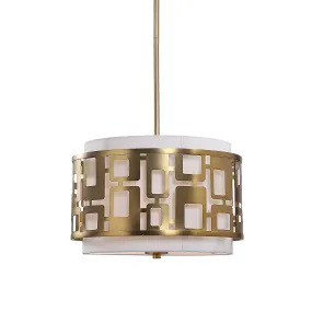 Vecta 3 Light Brass Pendant
