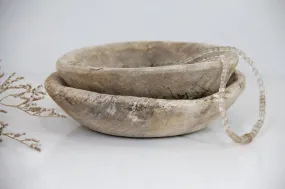 Vintage Wood Bowl | Rustic Dough Bowl | Assorted Small