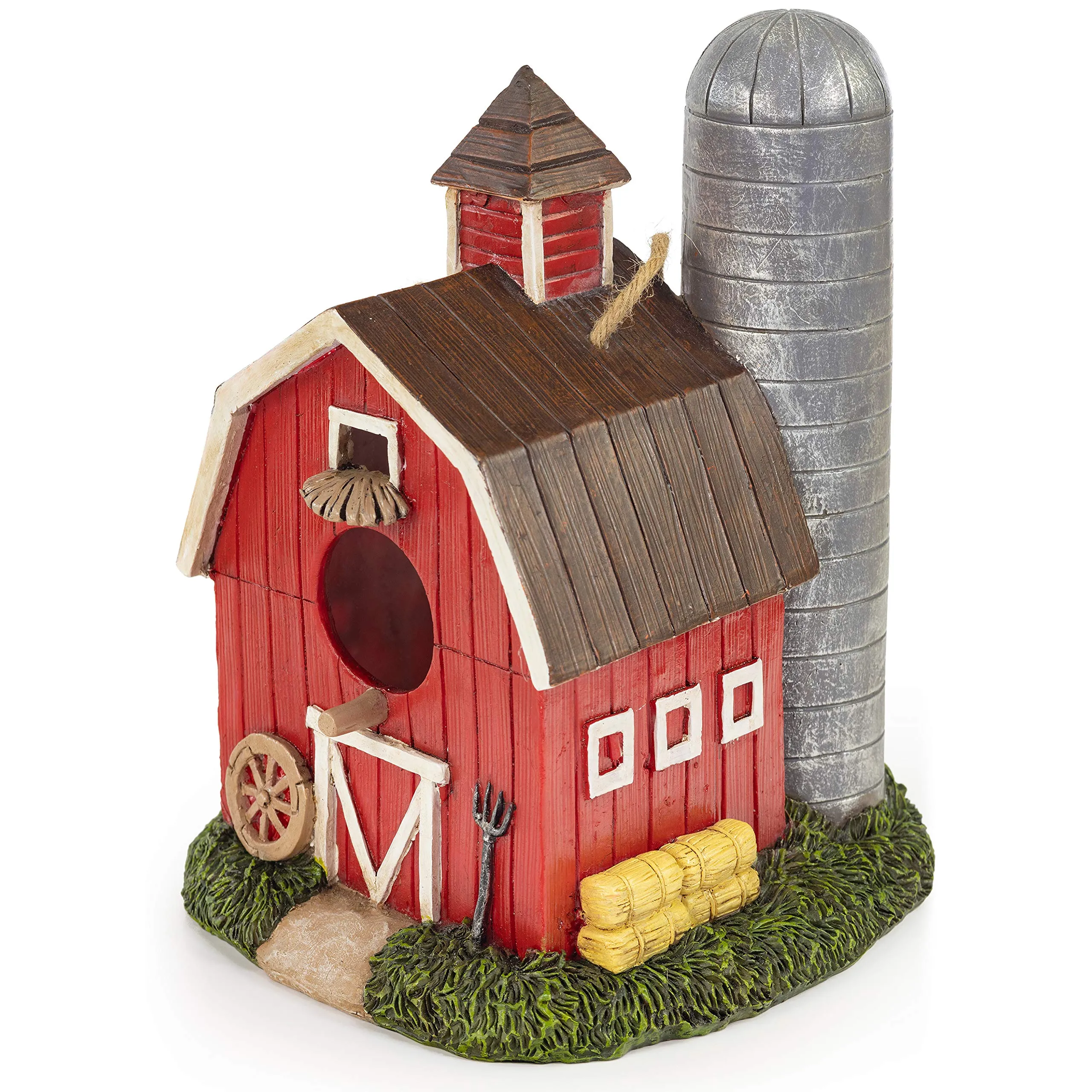 VP Home Red Barn Decorative Hand-Painted
