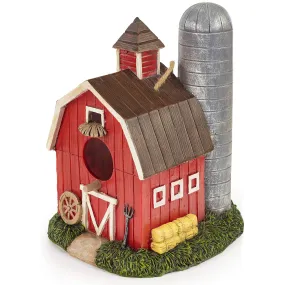 VP Home Red Barn Decorative Hand-Painted