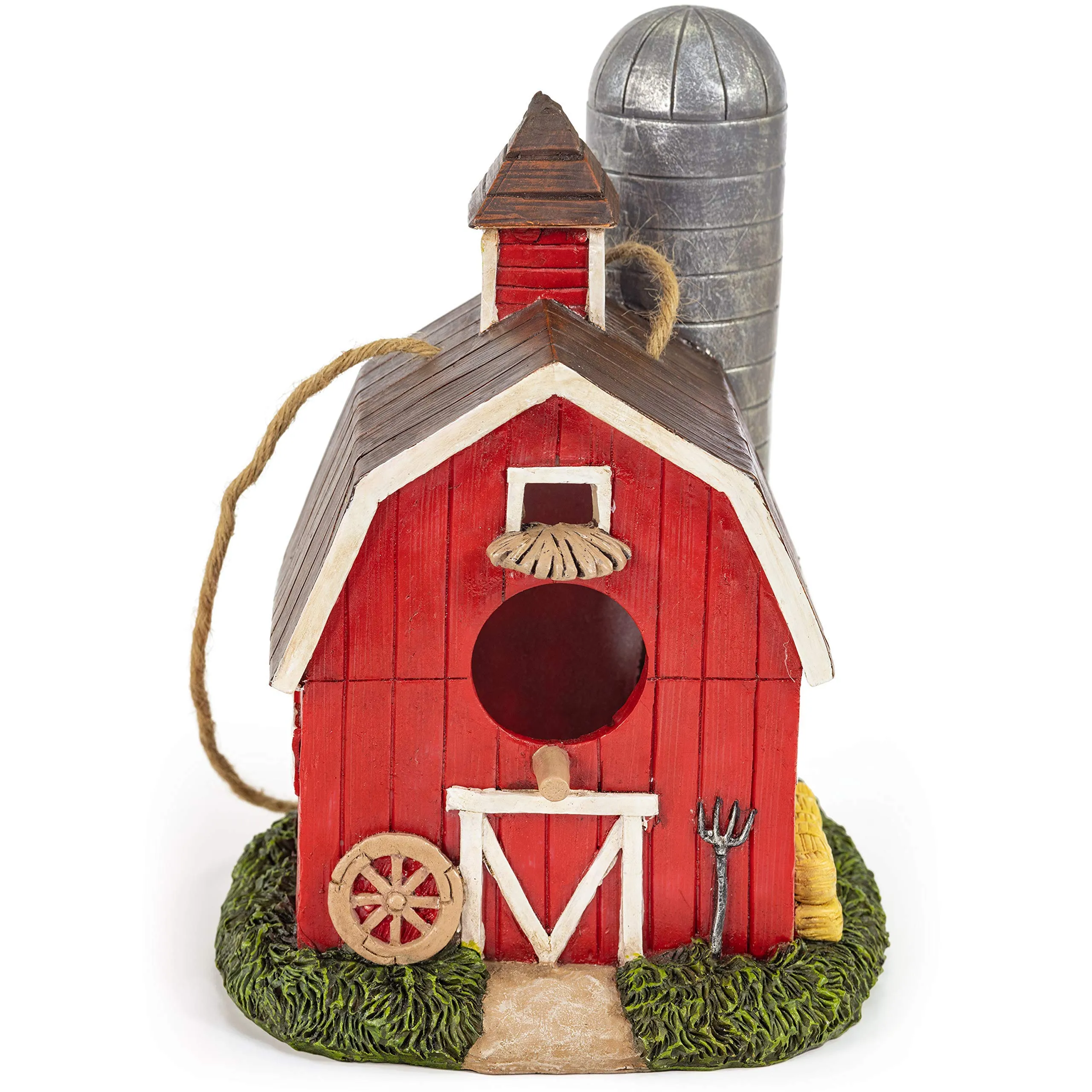 VP Home Red Barn Decorative Hand-Painted
