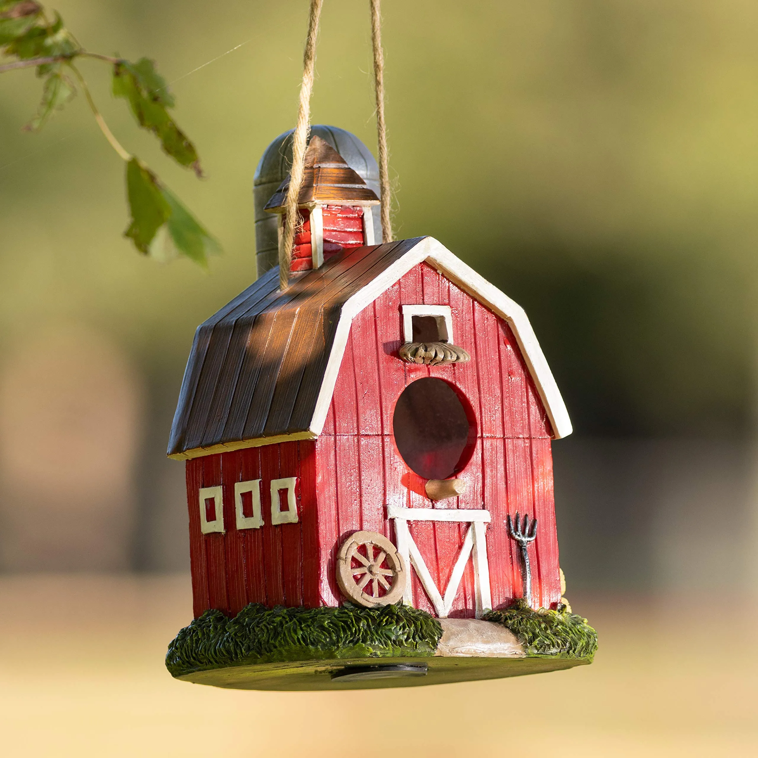 VP Home Red Barn Decorative Hand-Painted