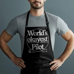 Word's Okayest Pilot - Kitchen Apron