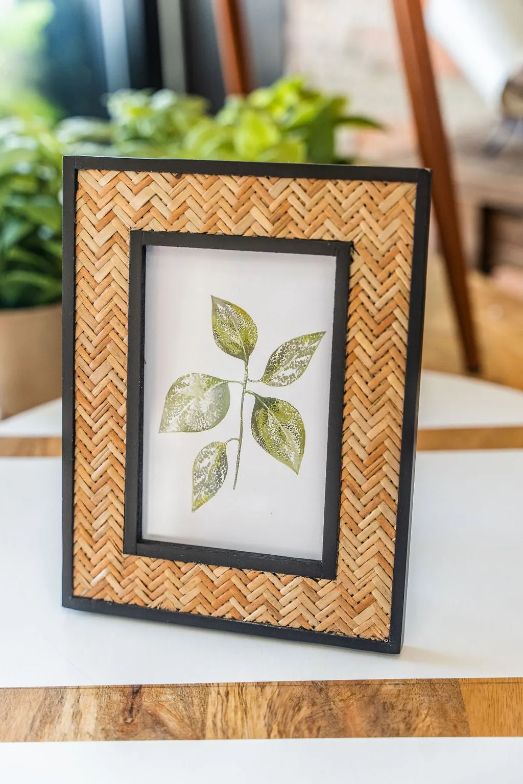 Woven Chevron Picture Frame