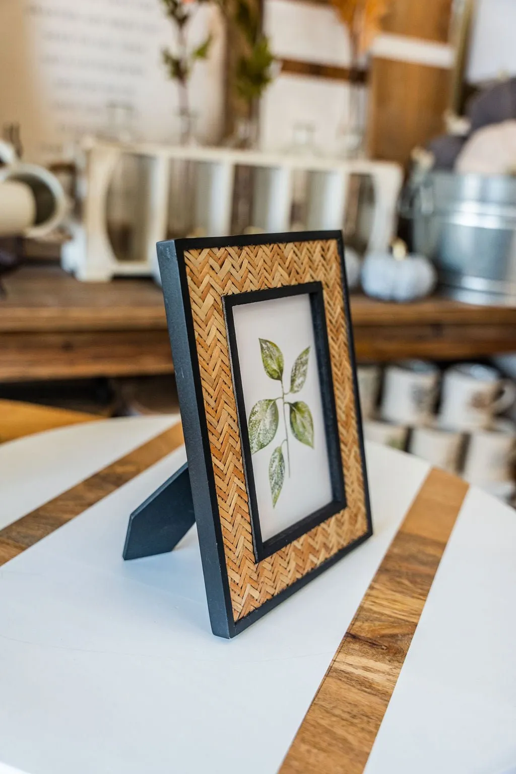 Woven Chevron Picture Frame