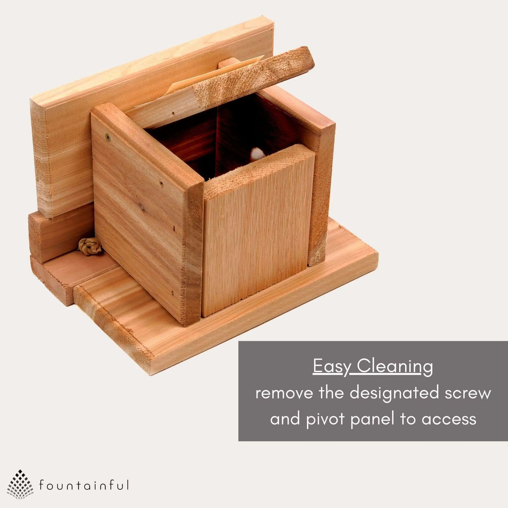 Wren Hanging Birdhouse - Cedar Wood | Winter Woodworks