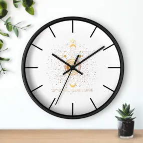 Yoga Spiritual Meditation Wall clock - Awakening 888 Angel Number