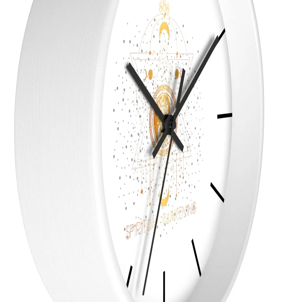 Yoga Spiritual Meditation Wall clock - Awakening 888 Angel Number